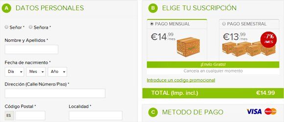 Código promocional Degustabox